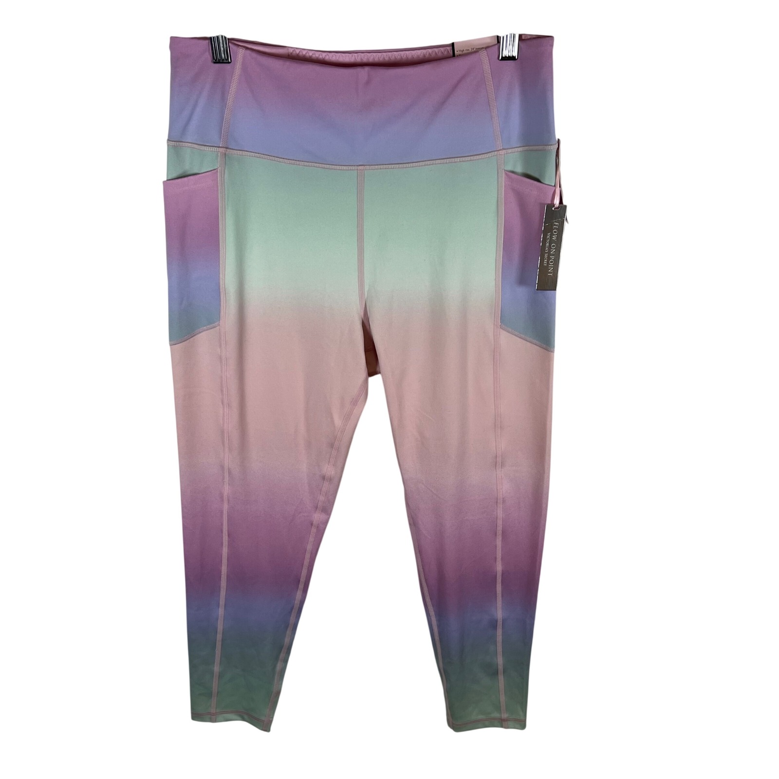 Victoria's Secret Flow On Point Ombre High Rise 7/8 Leggings Pockets 14 Fairy